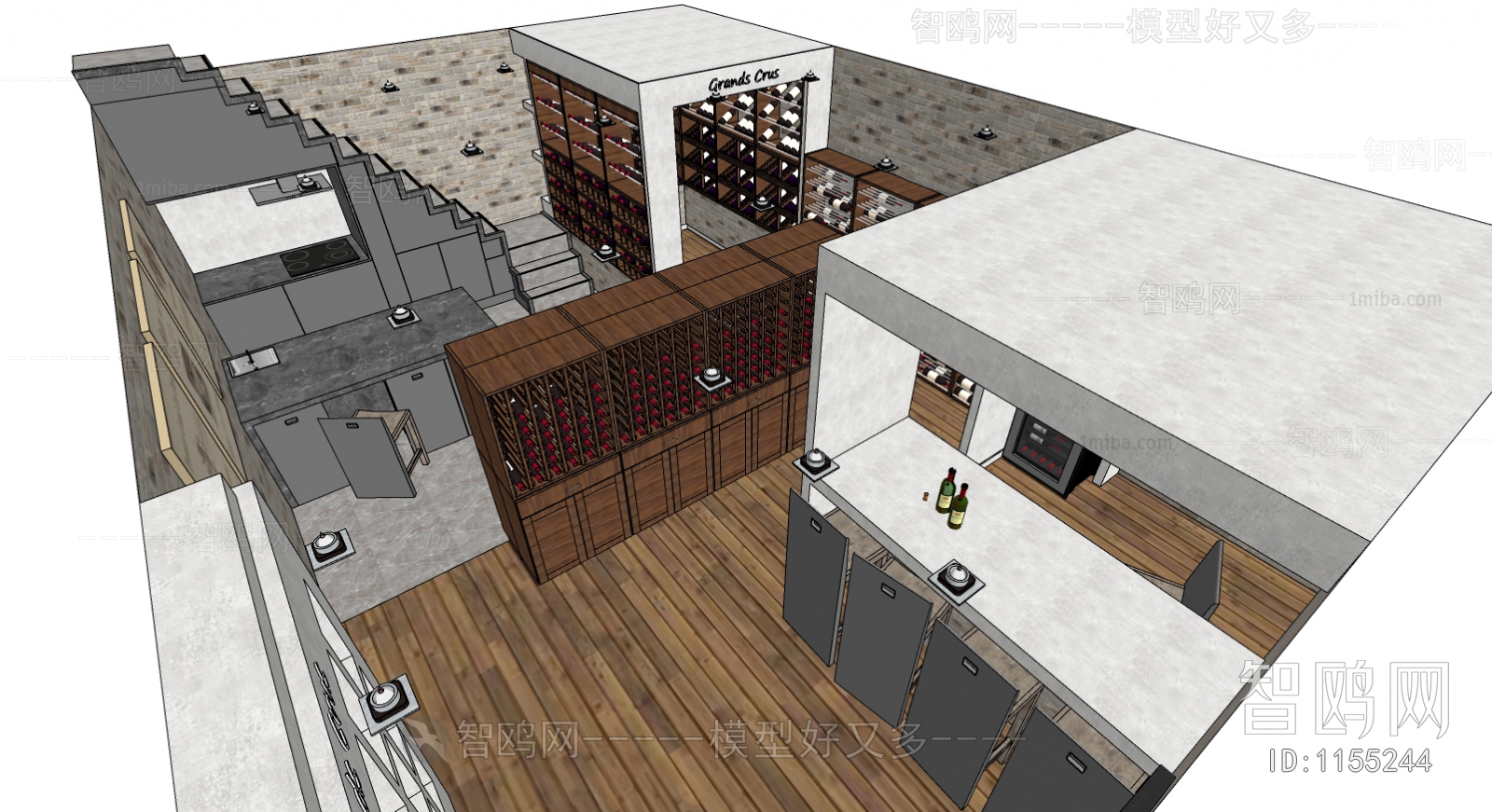 Modern Wine Cellar/Wine Tasting Room