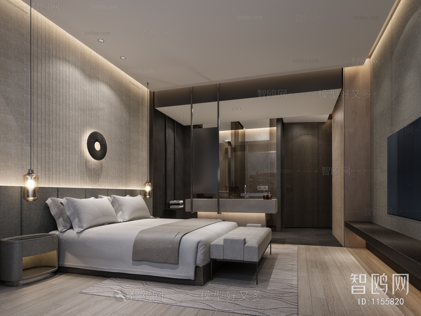 Modern Guest Room