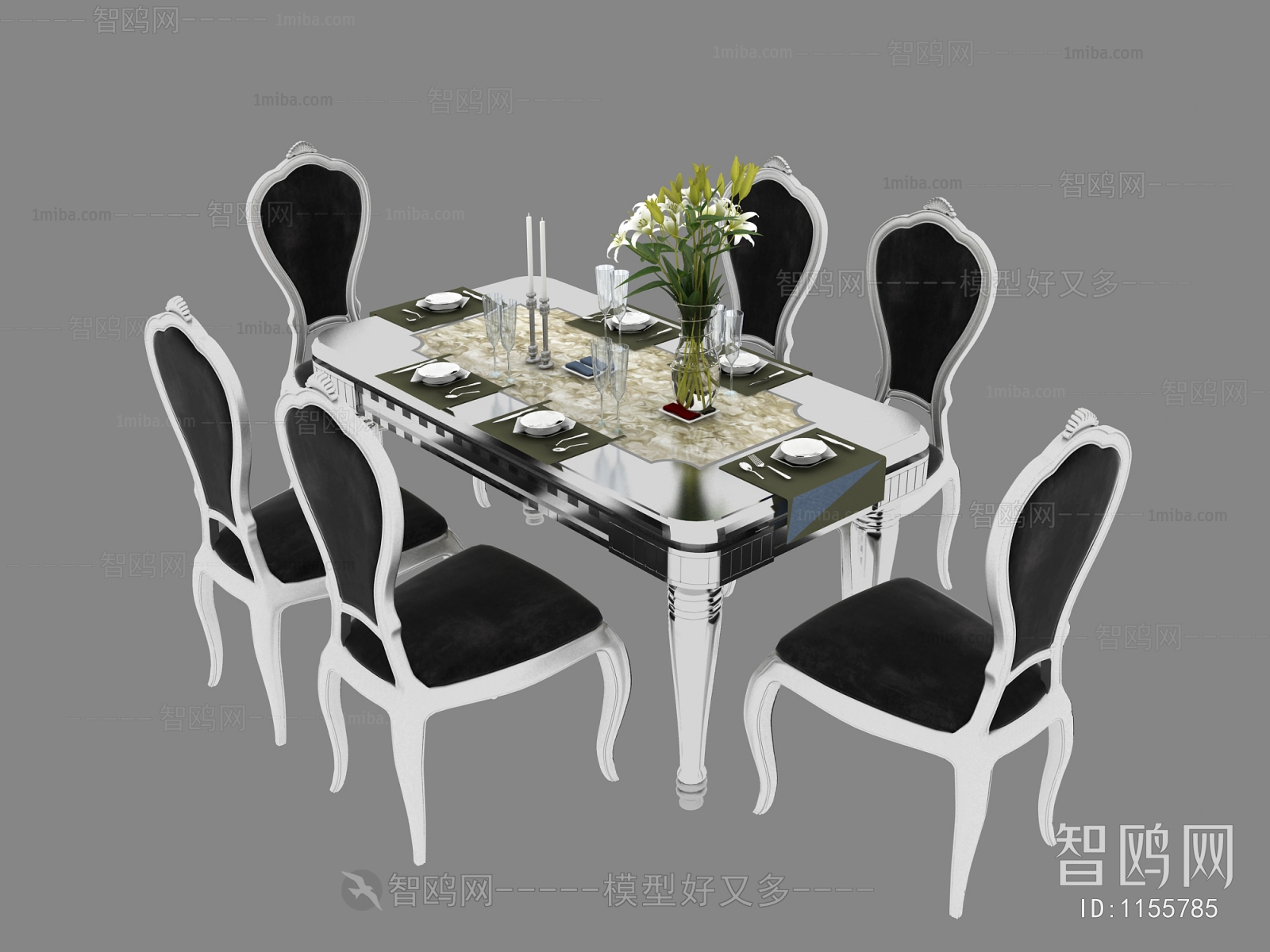 American Style Dining Table And Chairs