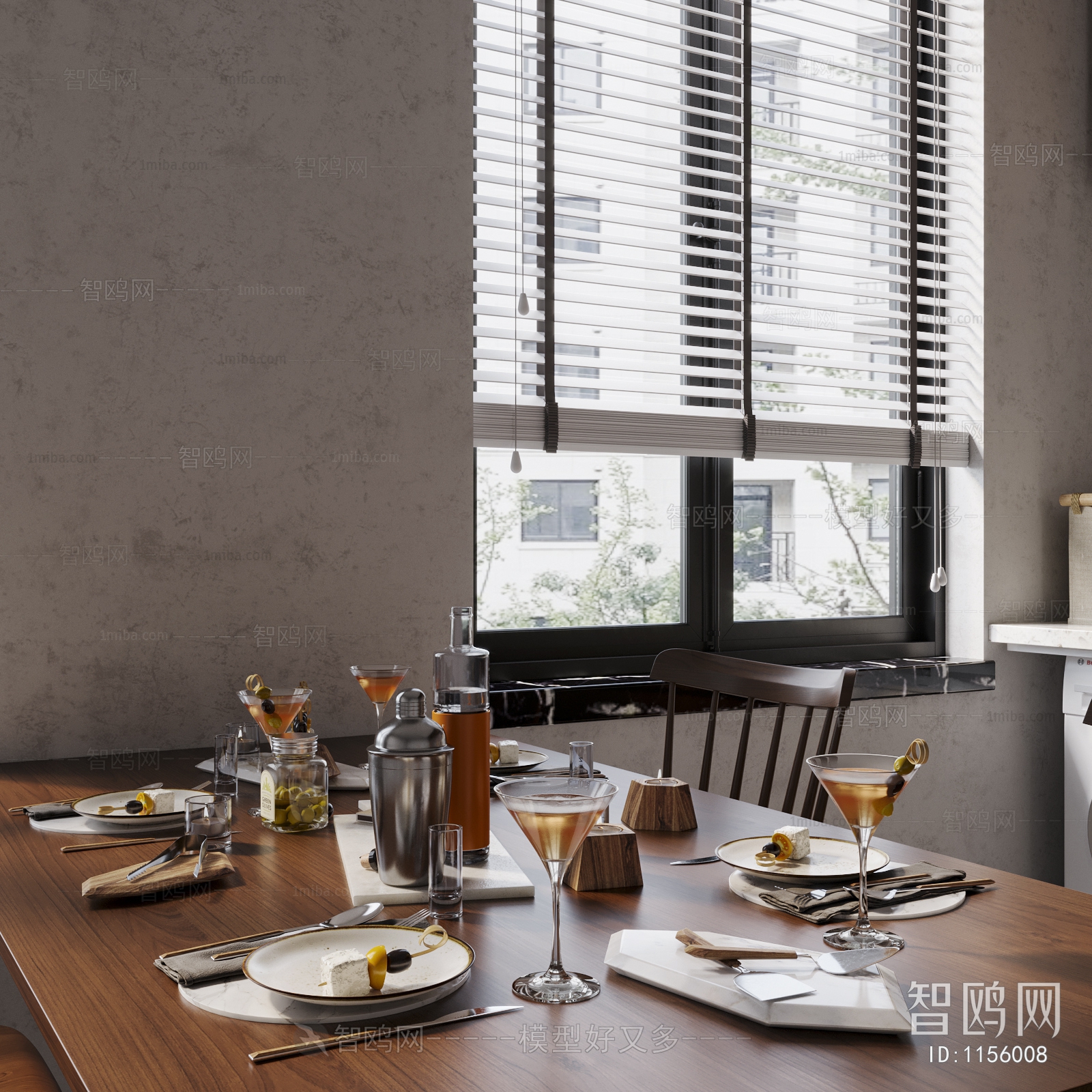 Industrial Style Dining Room