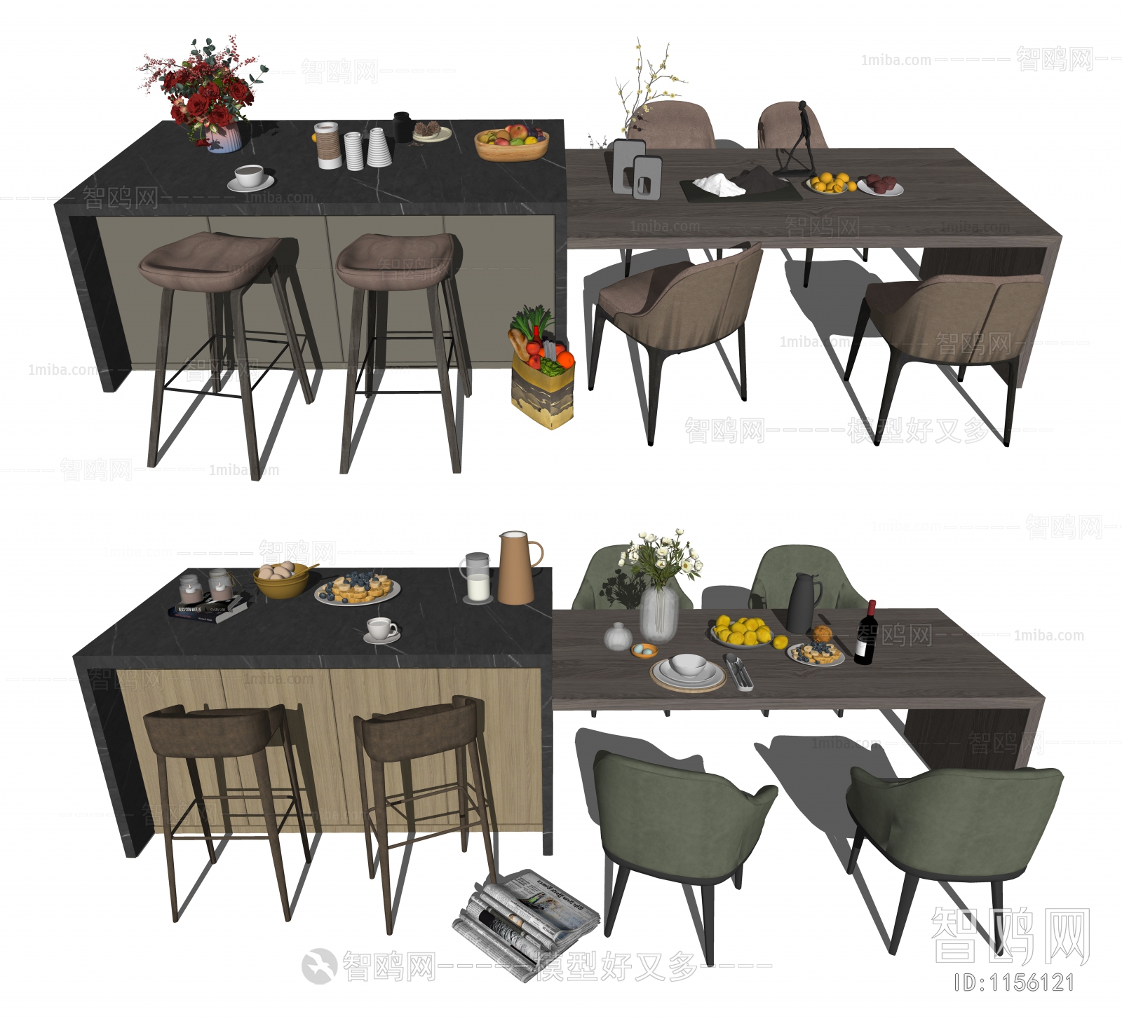 Modern Dining Table And Chairs