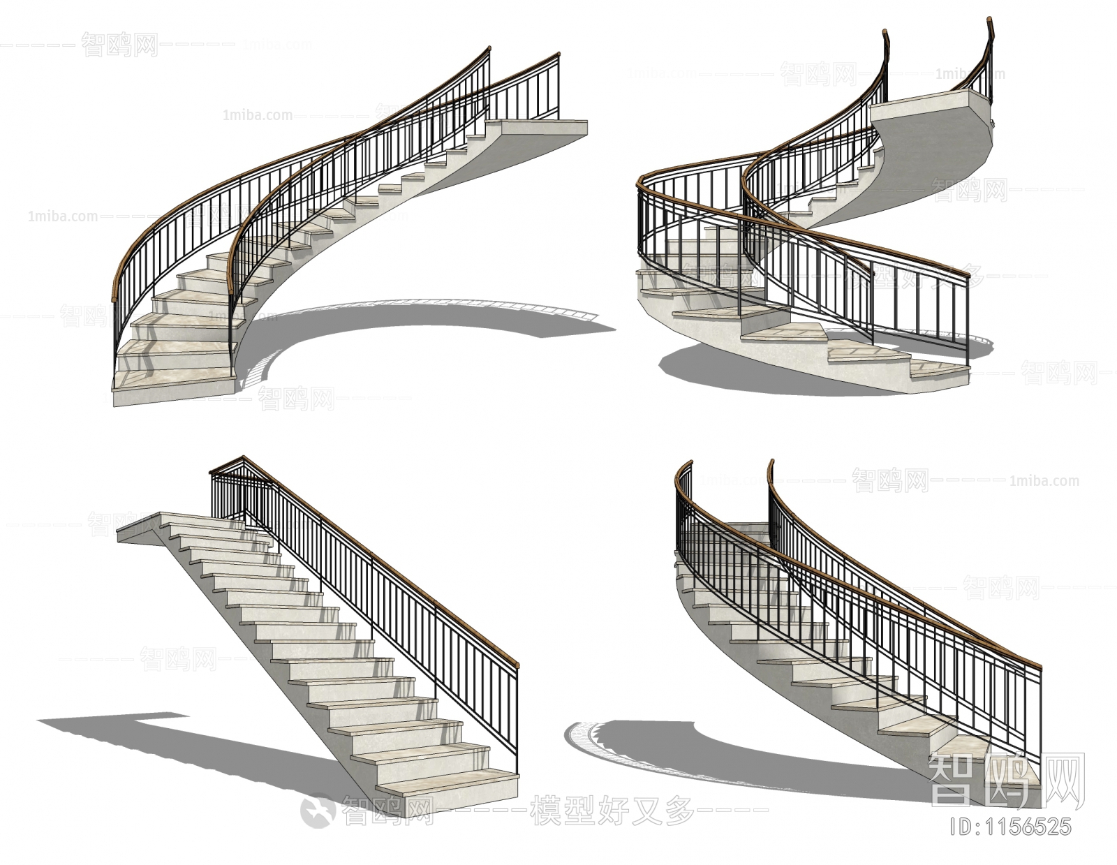 Modern Stair Balustrade/elevator