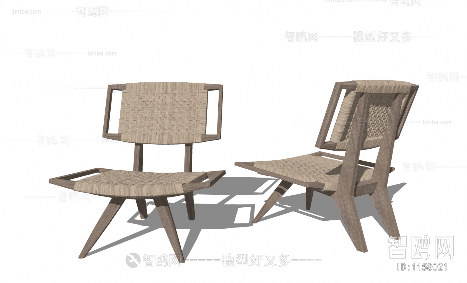 Wabi-sabi Style Lounge Chair