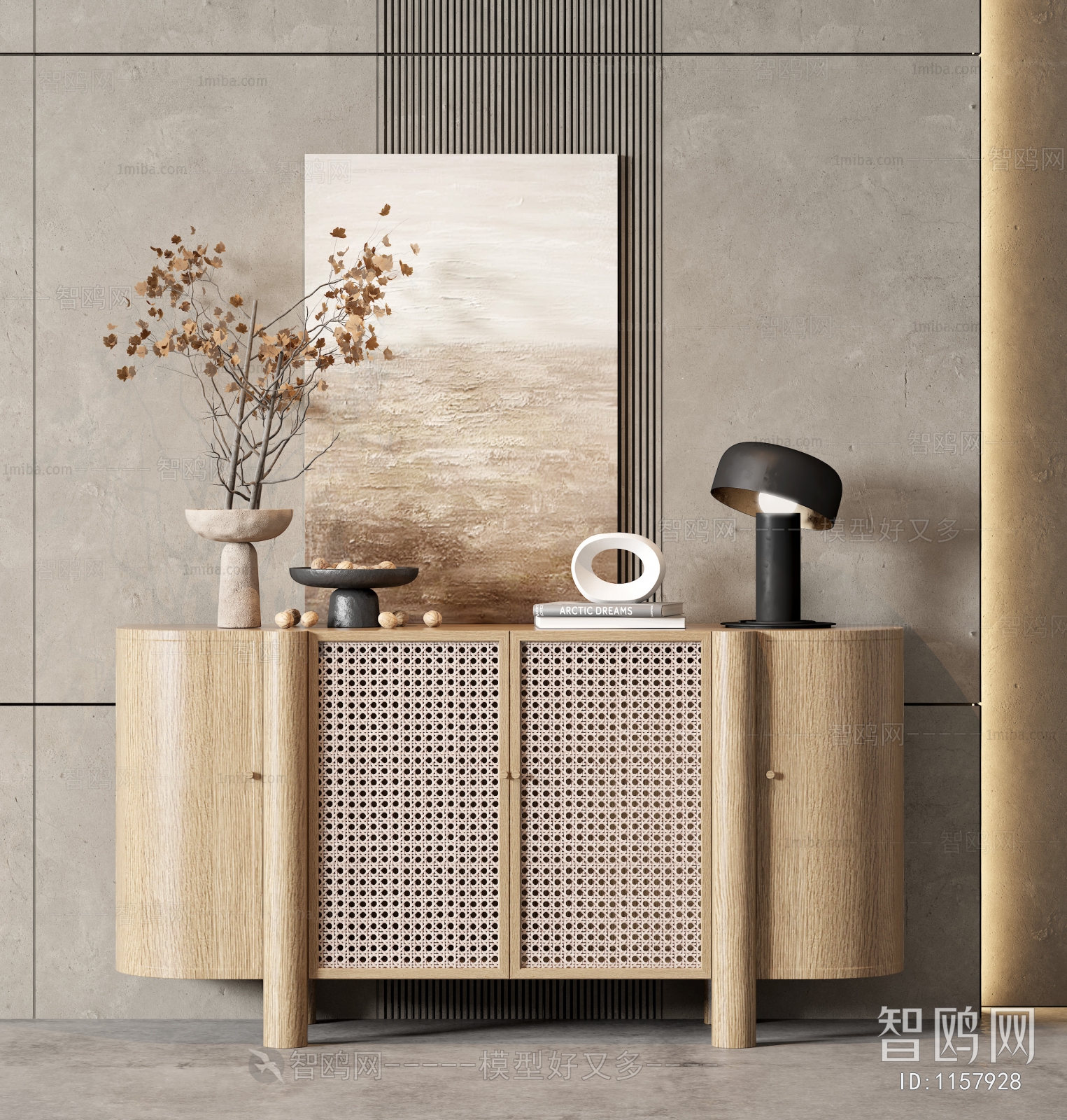 Wabi-sabi Style Side Cabinet/Entrance Cabinet