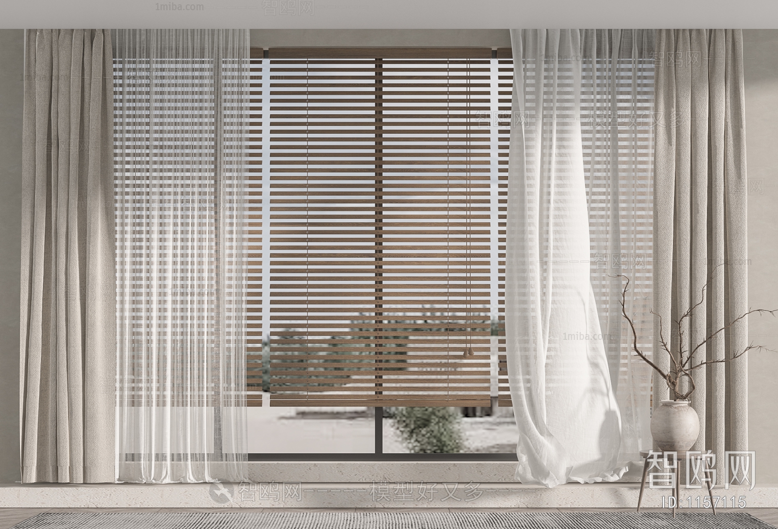 Wabi-sabi Style Venetian Blinds