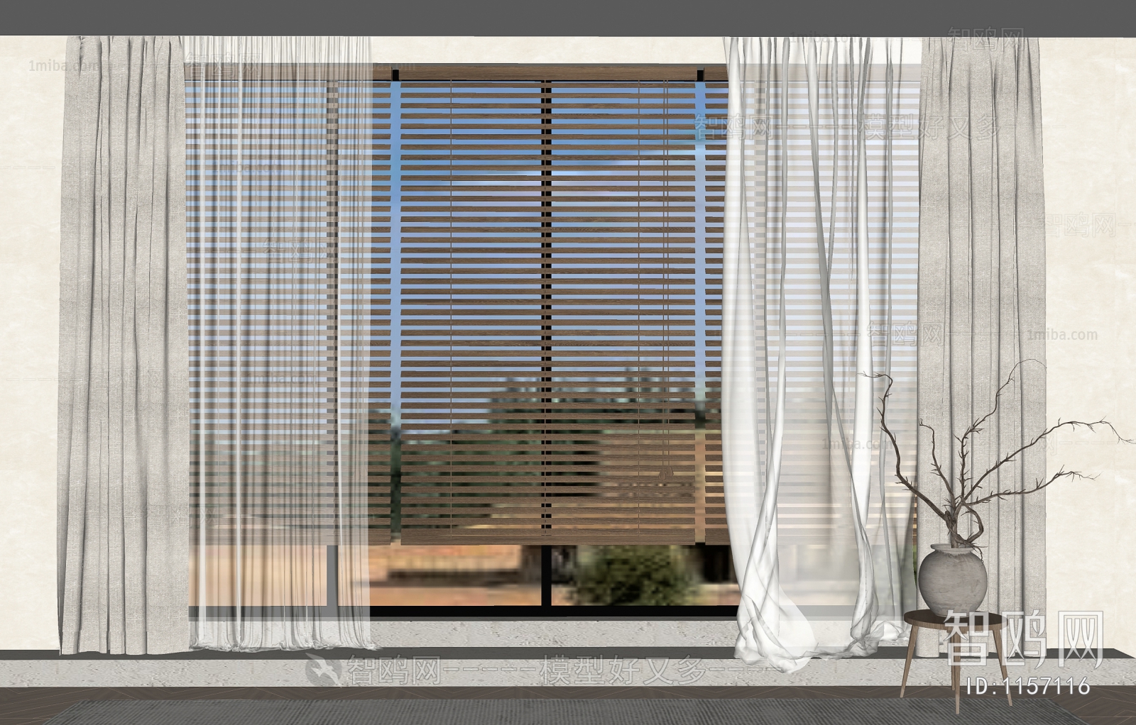 Wabi-sabi Style Venetian Blinds