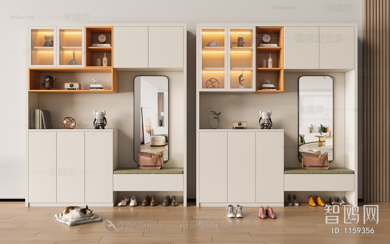 Modern Shoe Cabinet