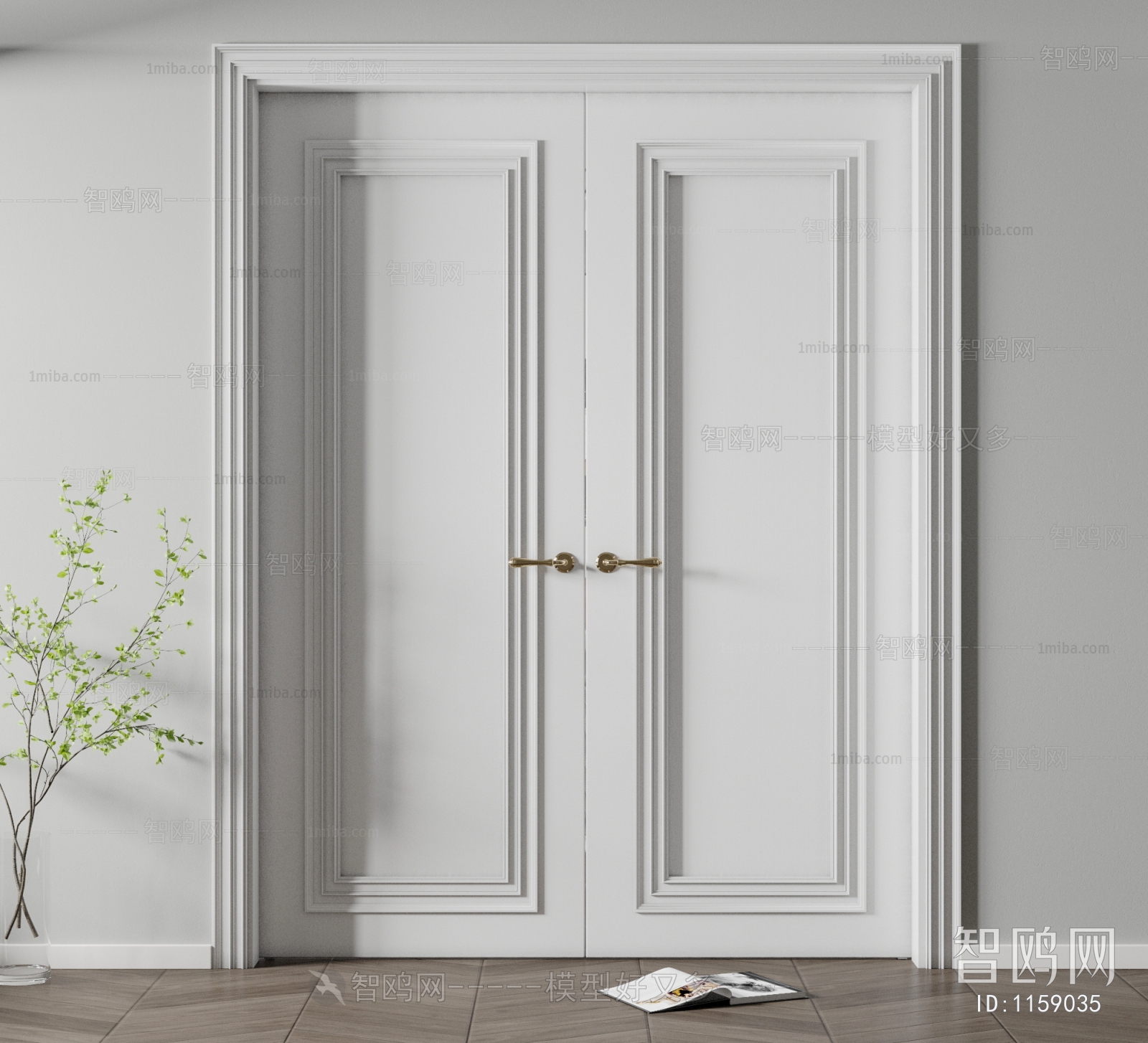 Modern Double Door