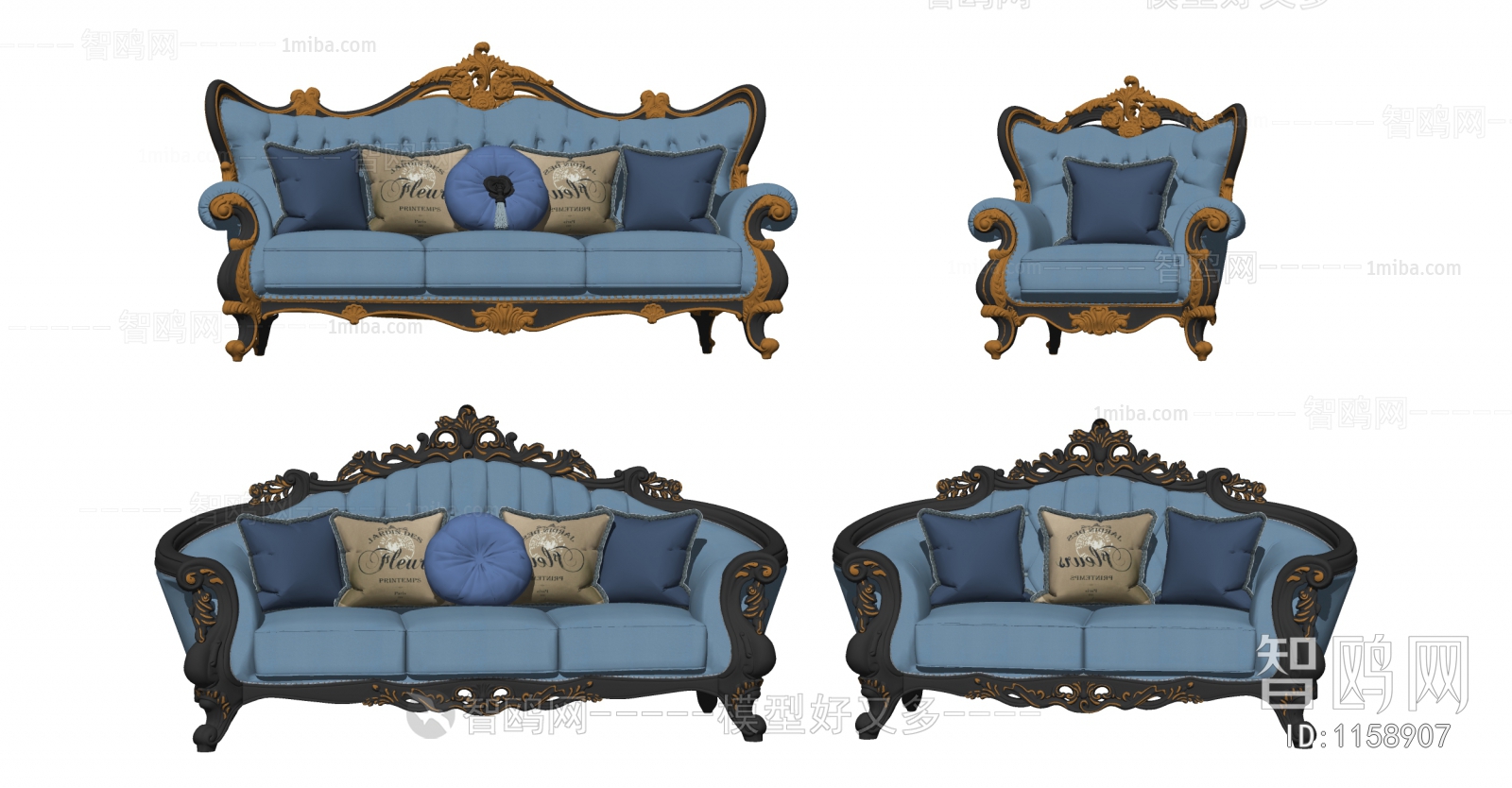 European Style Sofa Combination