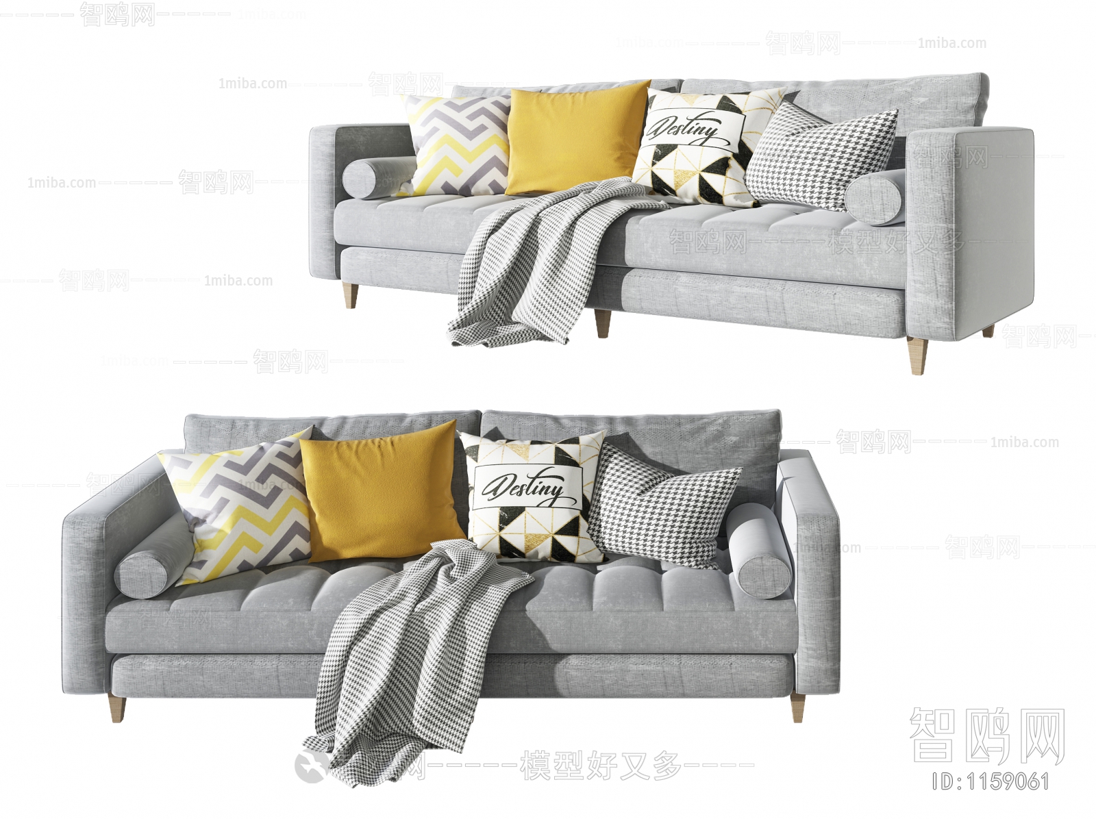 Nordic Style A Sofa For Two