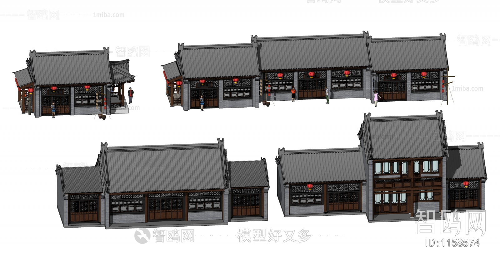 Chinese Style Ancient Architectural Buildings