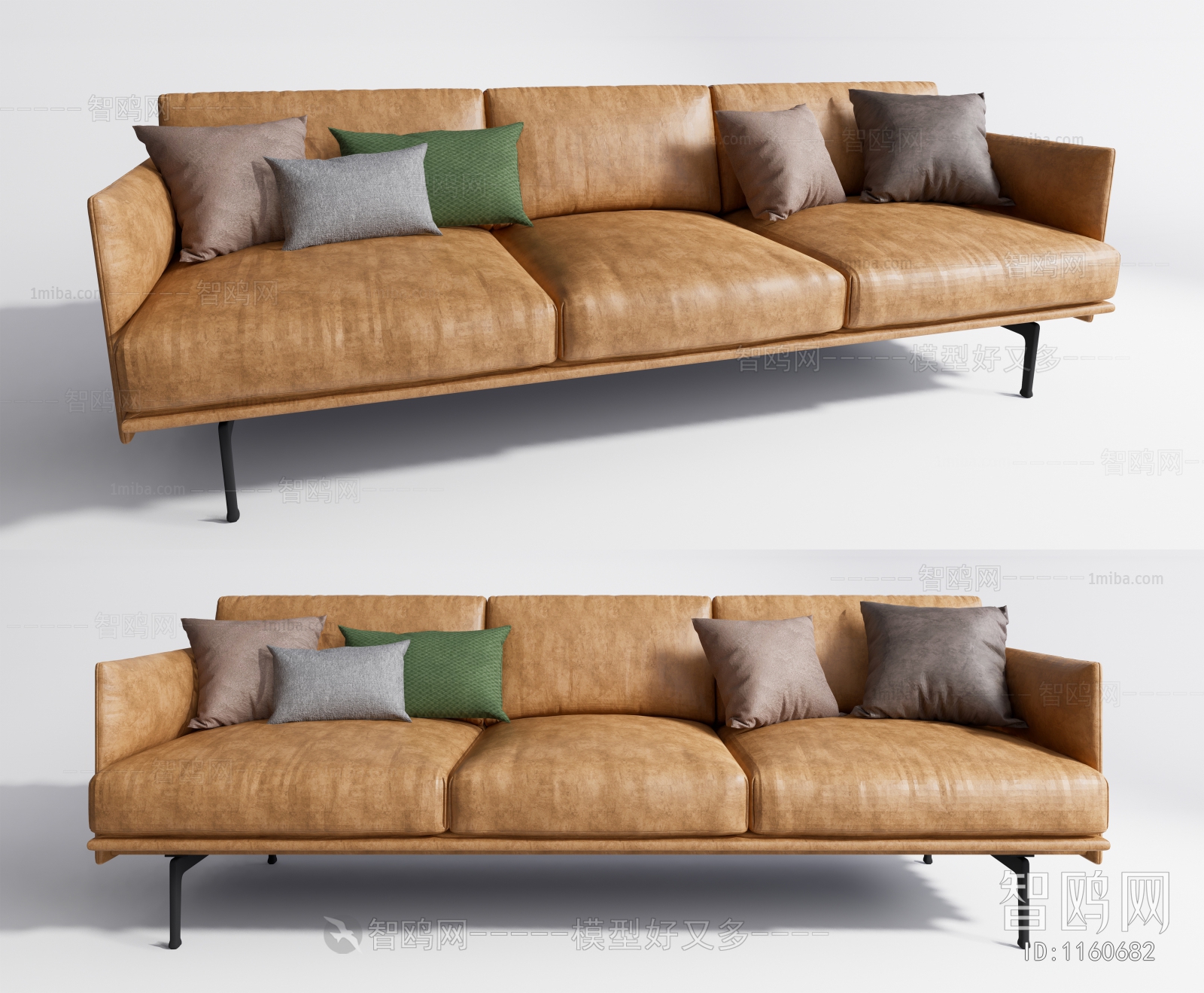 Modern Three-seat Sofa