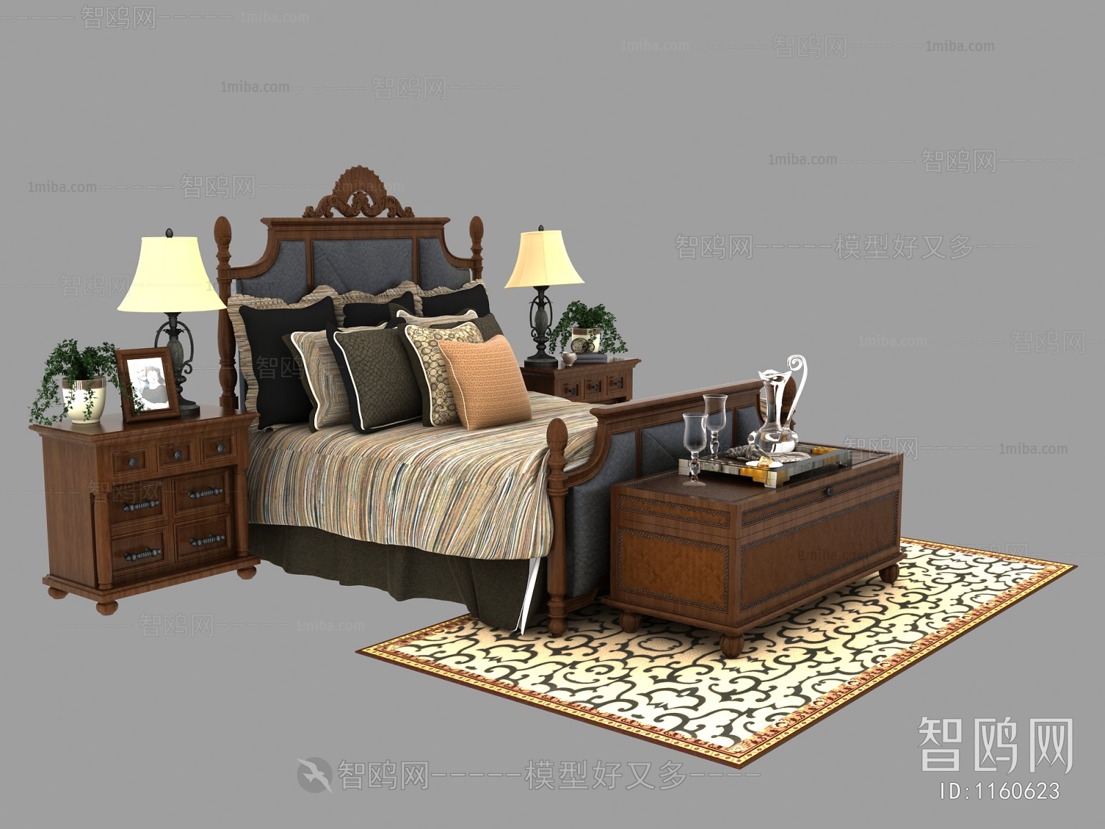 American Style Double Bed