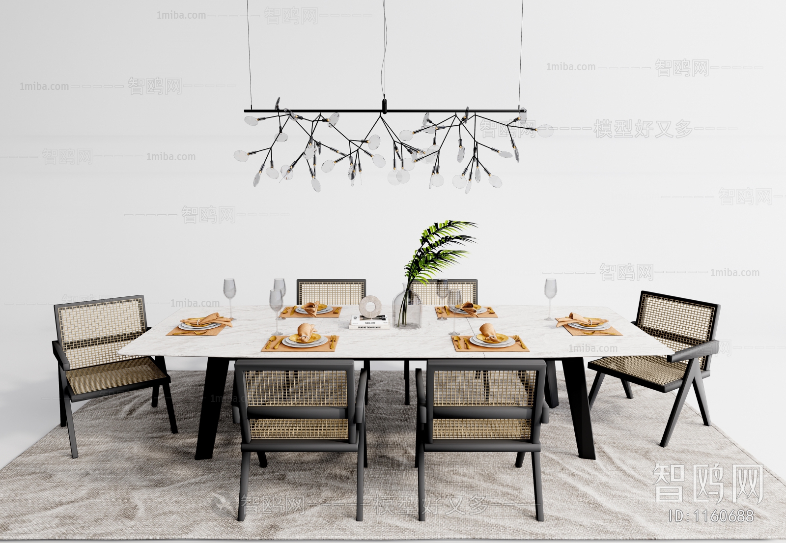 Nordic Style Dining Table And Chairs