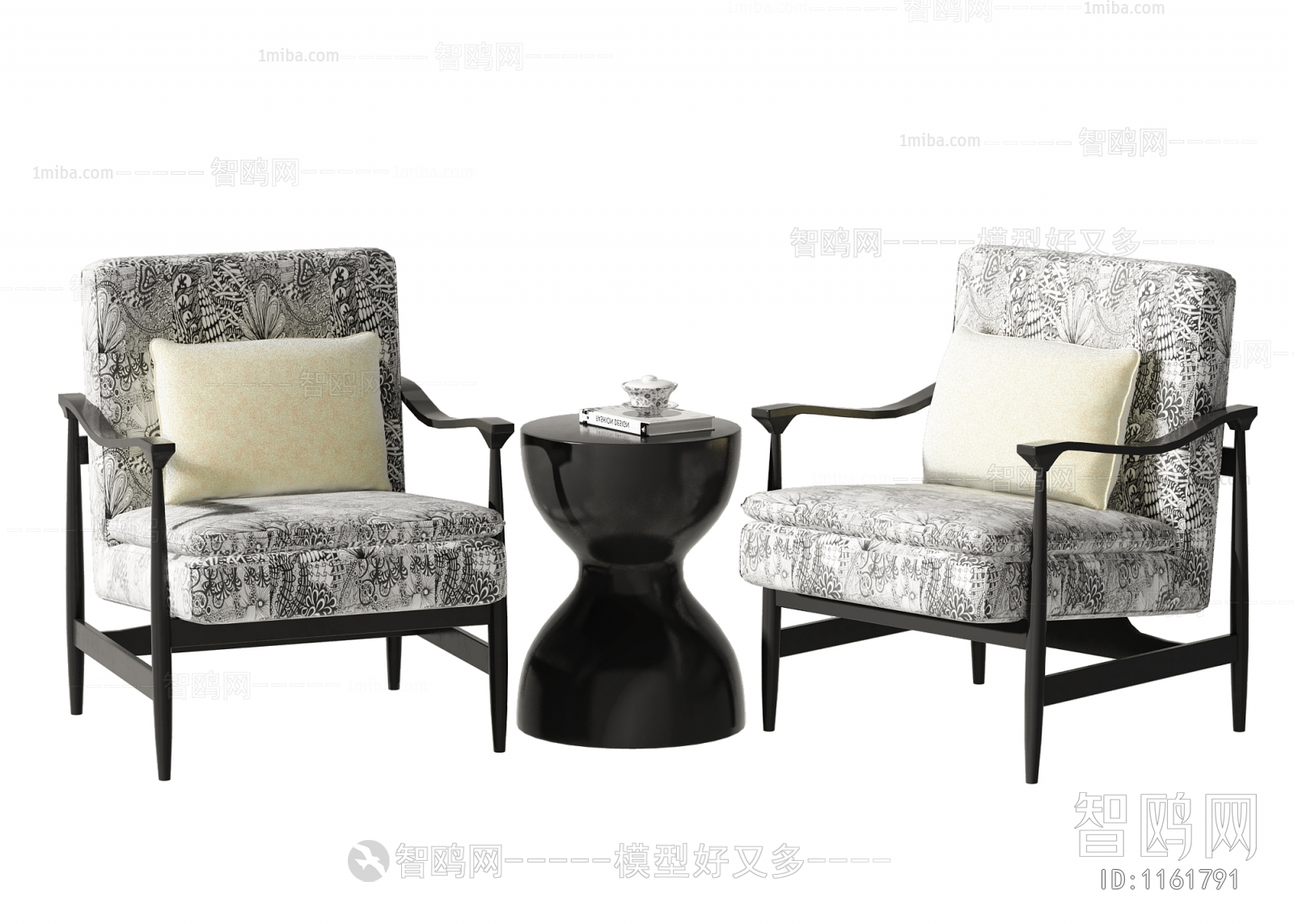 New Chinese Style Lounge Chair