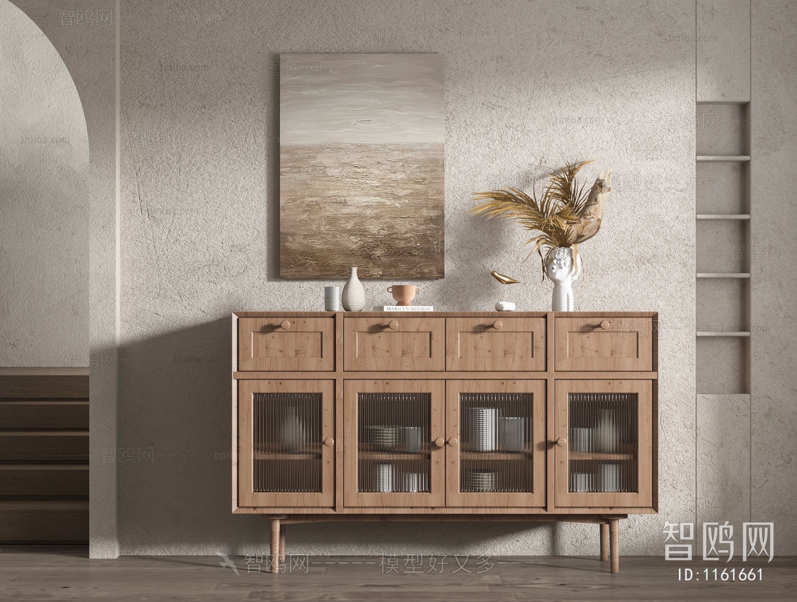 Wabi-sabi Style Sideboard