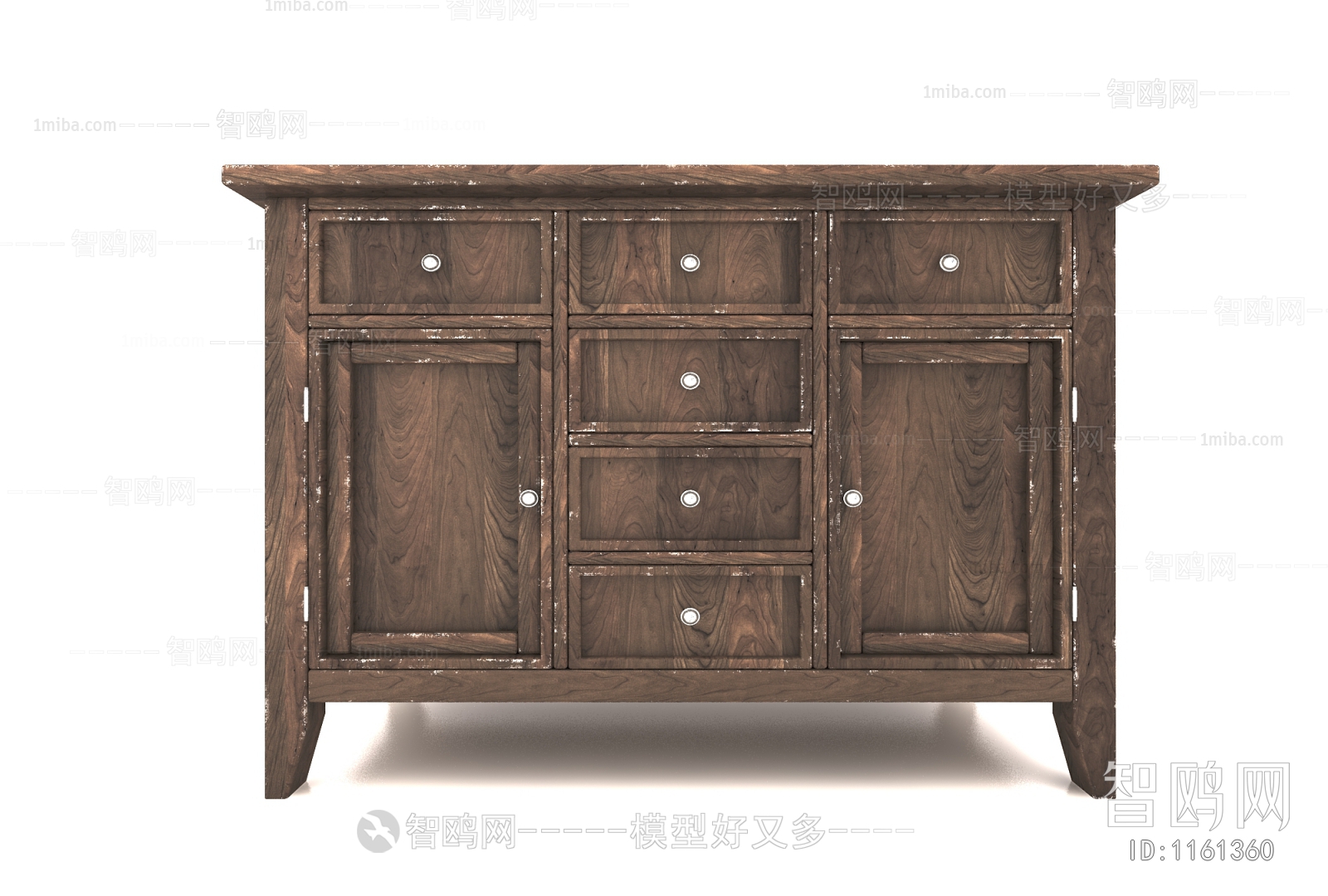 Industrial Style Decorative Cabinet