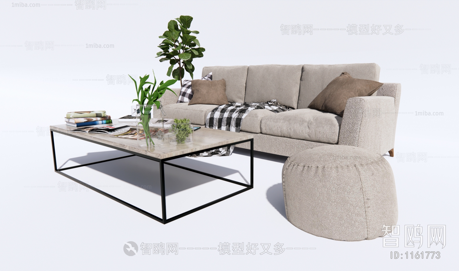 Nordic Style Sofa Combination