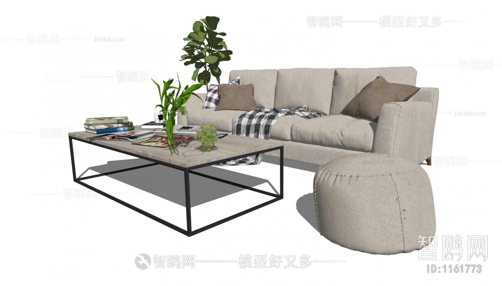 Nordic Style Sofa Combination