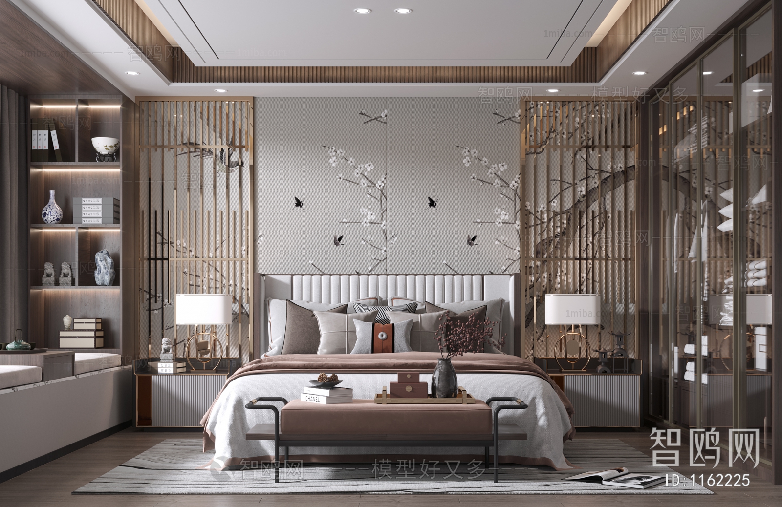 New Chinese Style Bedroom