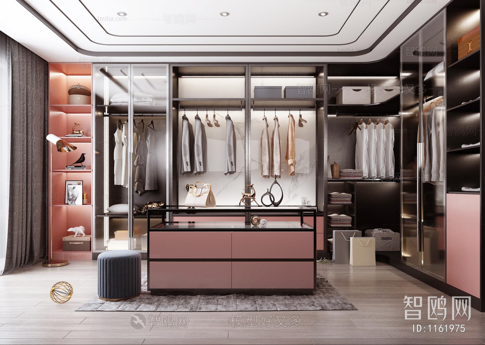 Modern Clothes Storage Area