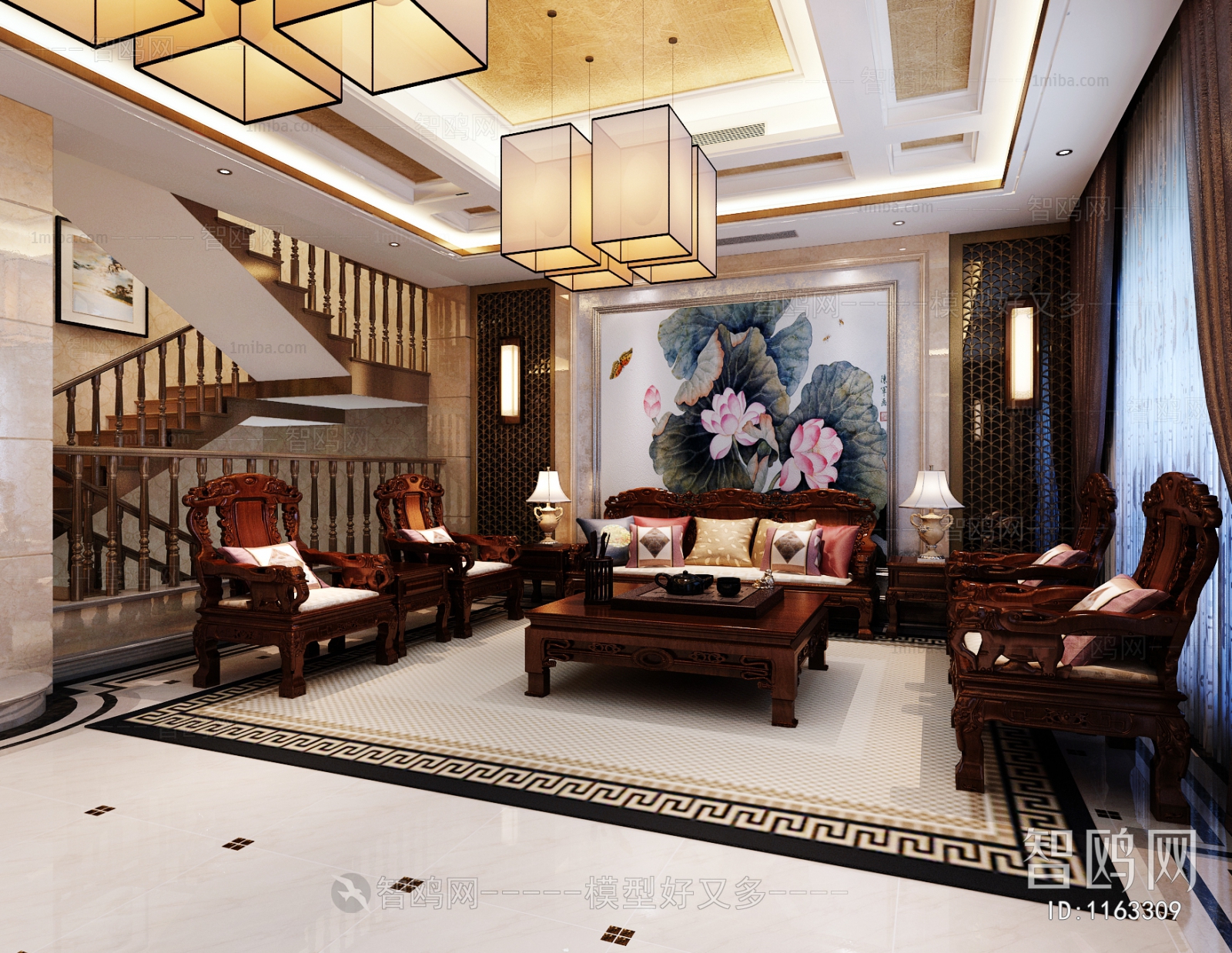 Chinese Style A Living Room