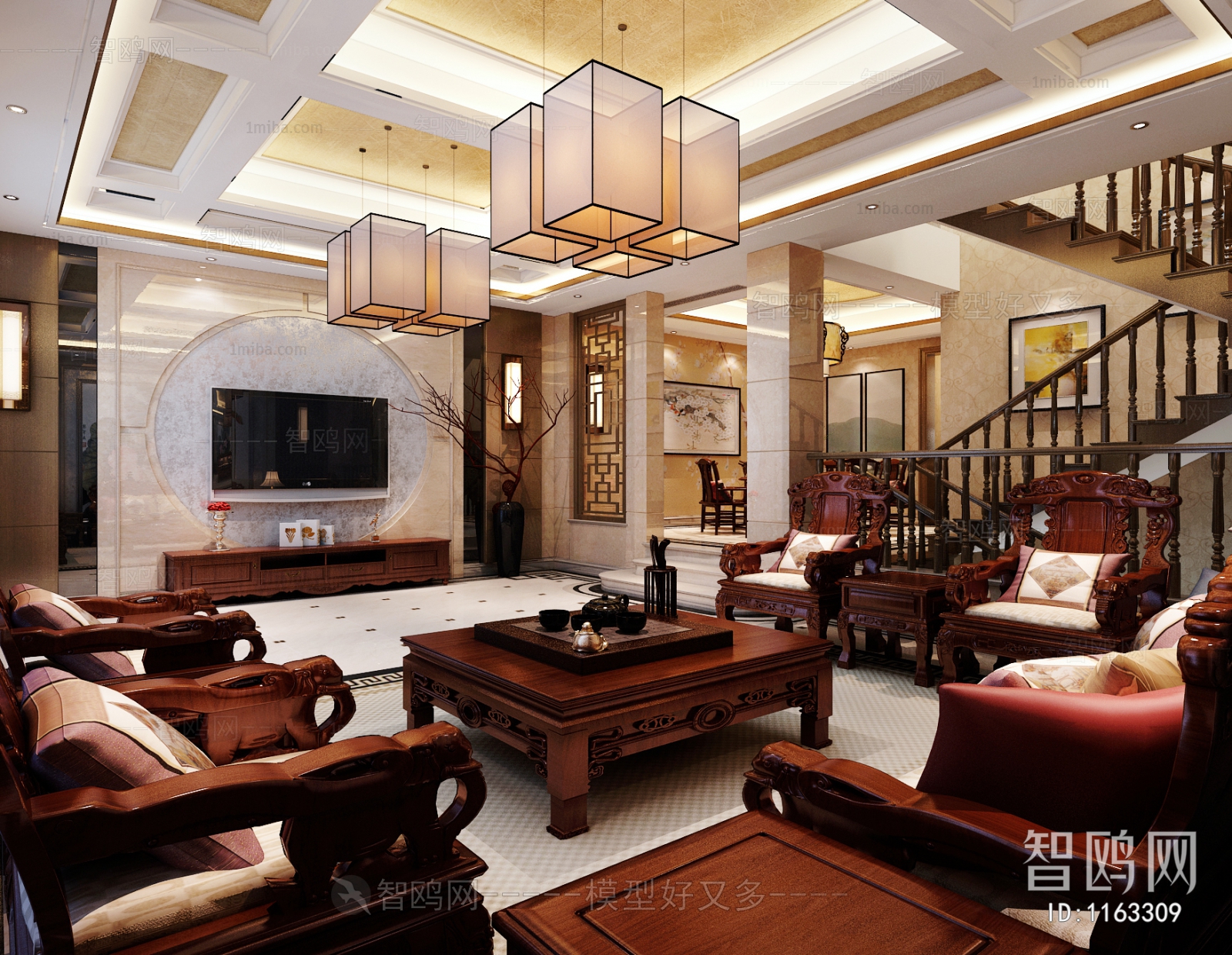 Chinese Style A Living Room