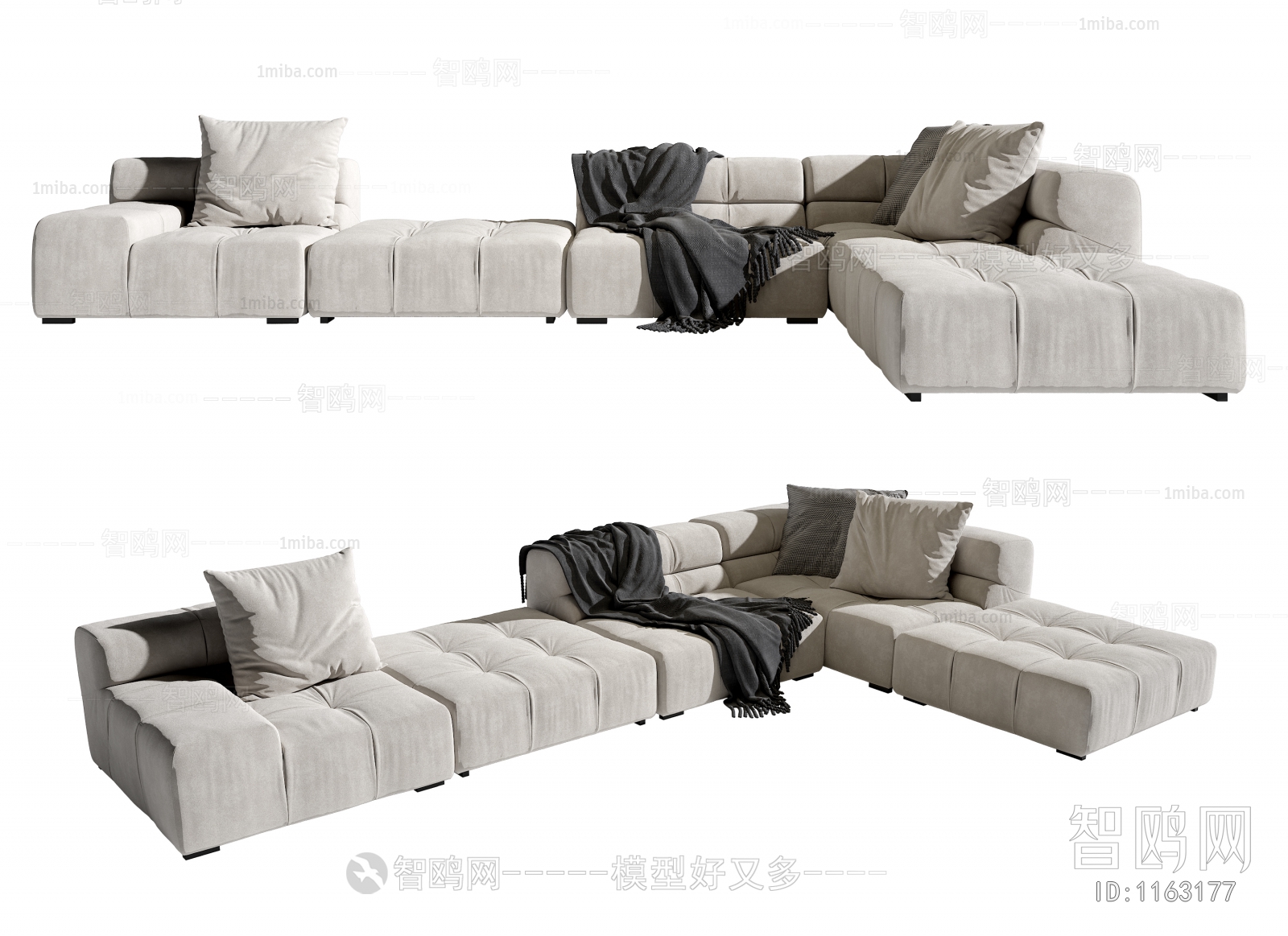 Modern Multi Person Sofa