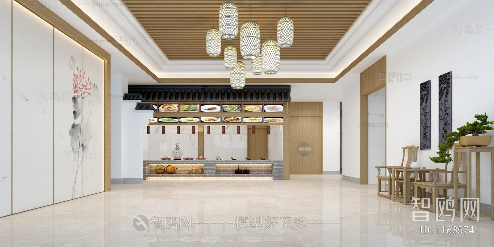 New Chinese Style Catering Space