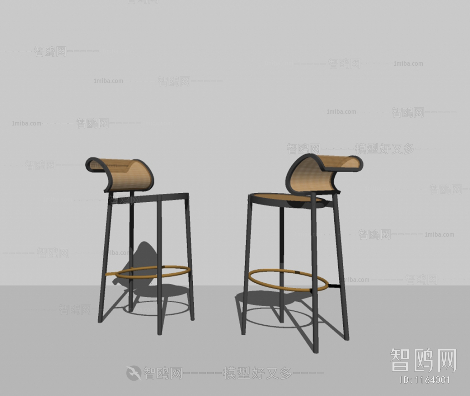 新中式吧椅