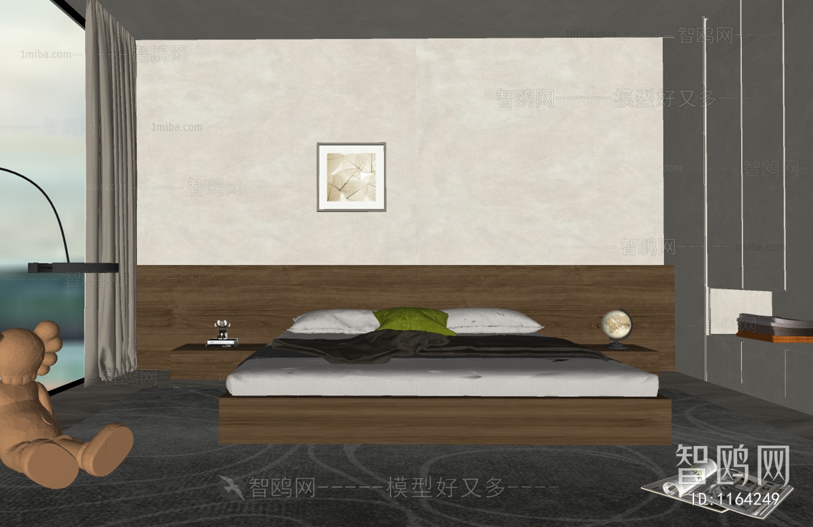 Wabi-sabi Style Bedroom