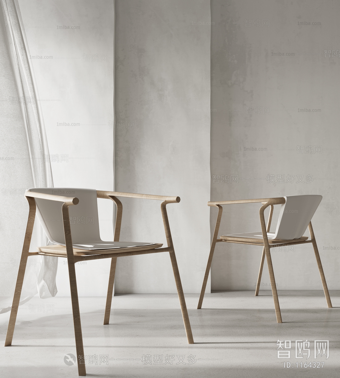 Nordic Style Single Chair