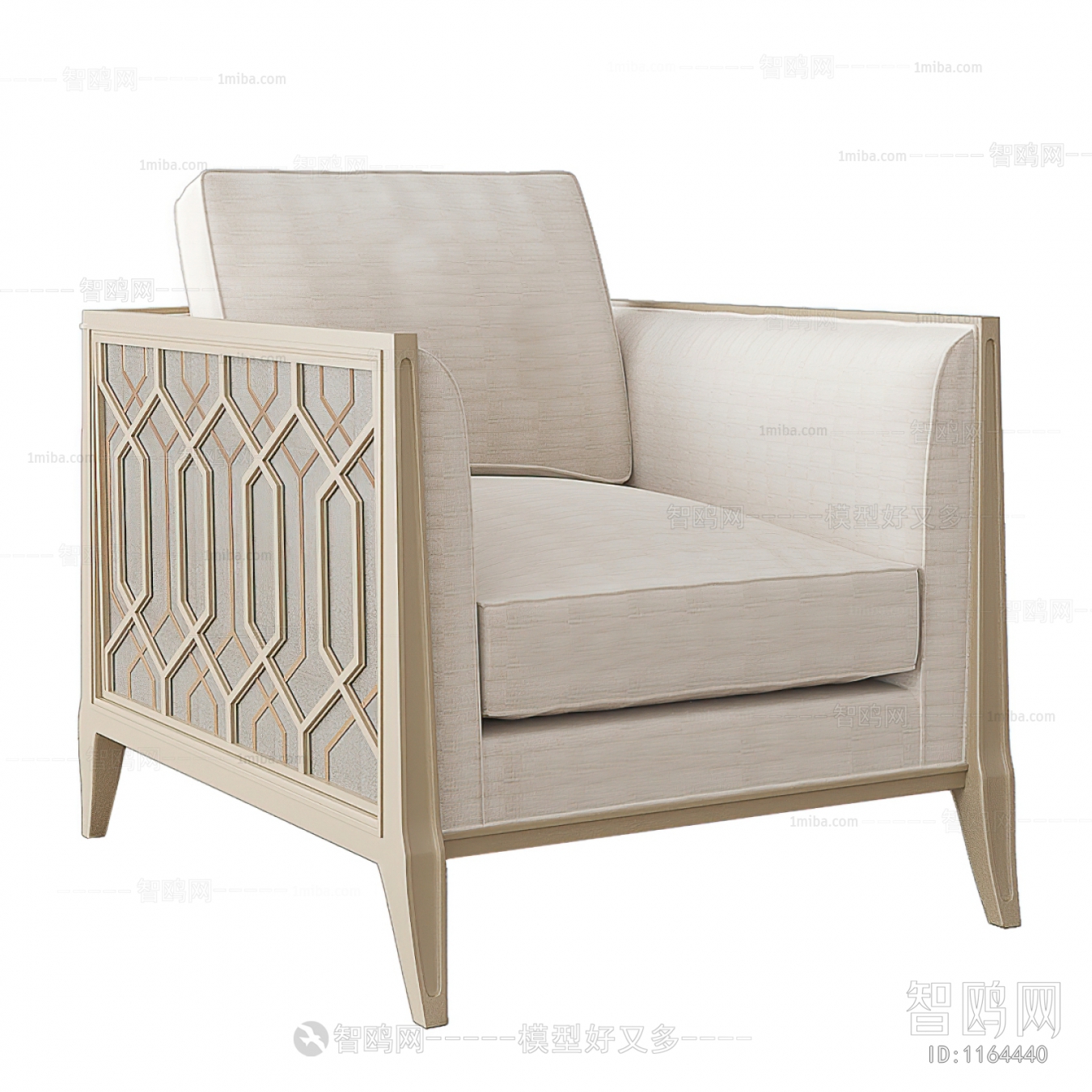 Southeast Asian Style Single Sofa