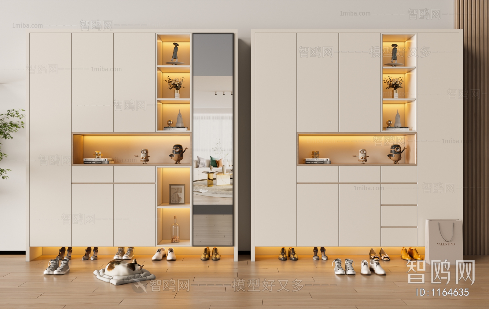 Modern Shoe Cabinet