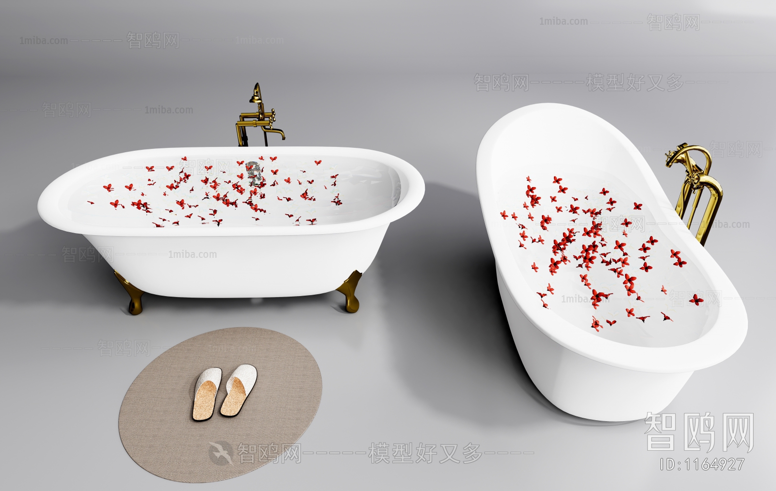 Simple European Style Bathtub