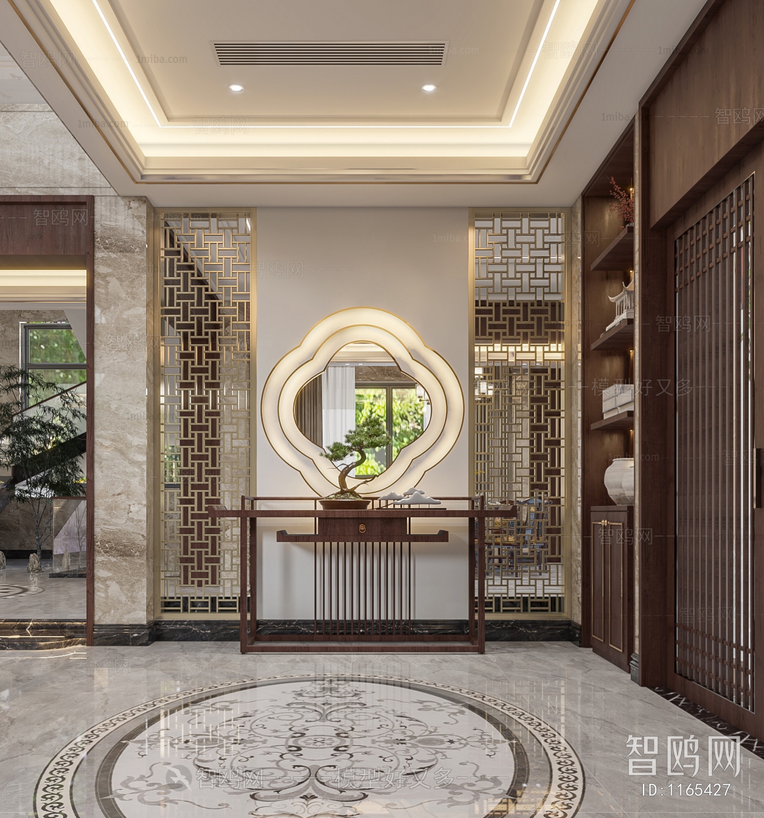 New Chinese Style Hallway