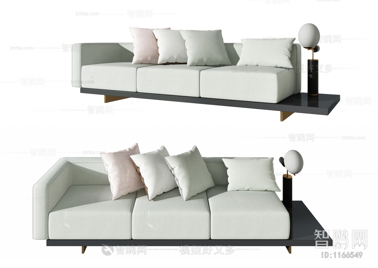 Modern Three-seat Sofa