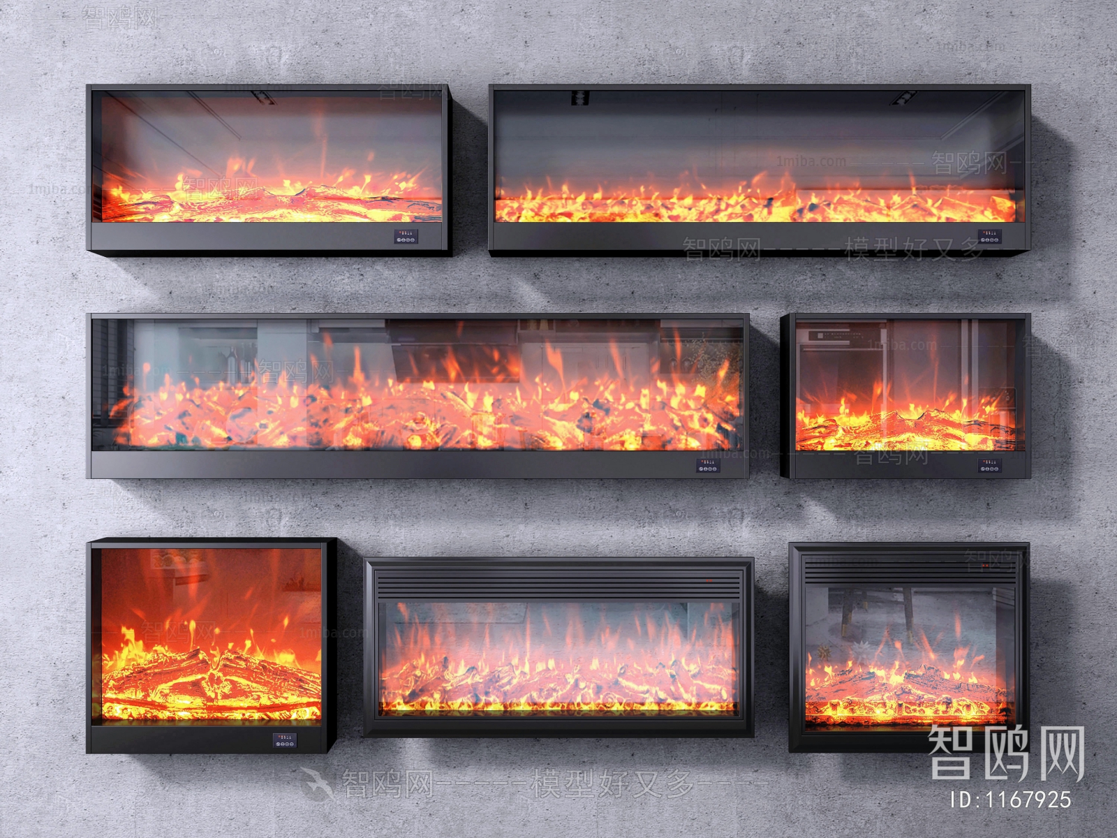 Modern Electronic Fireplace