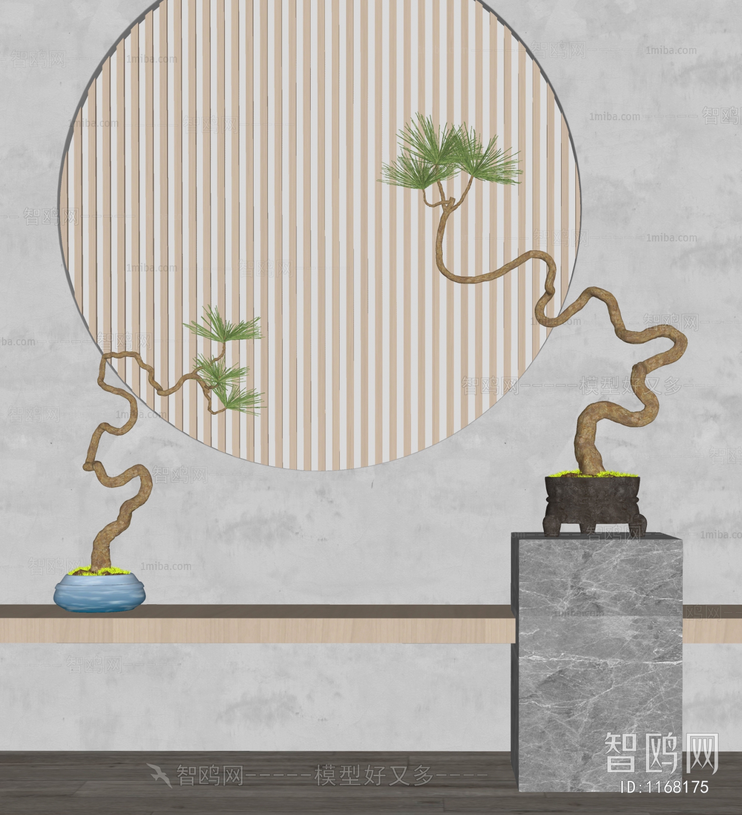 New Chinese Style Bonsai