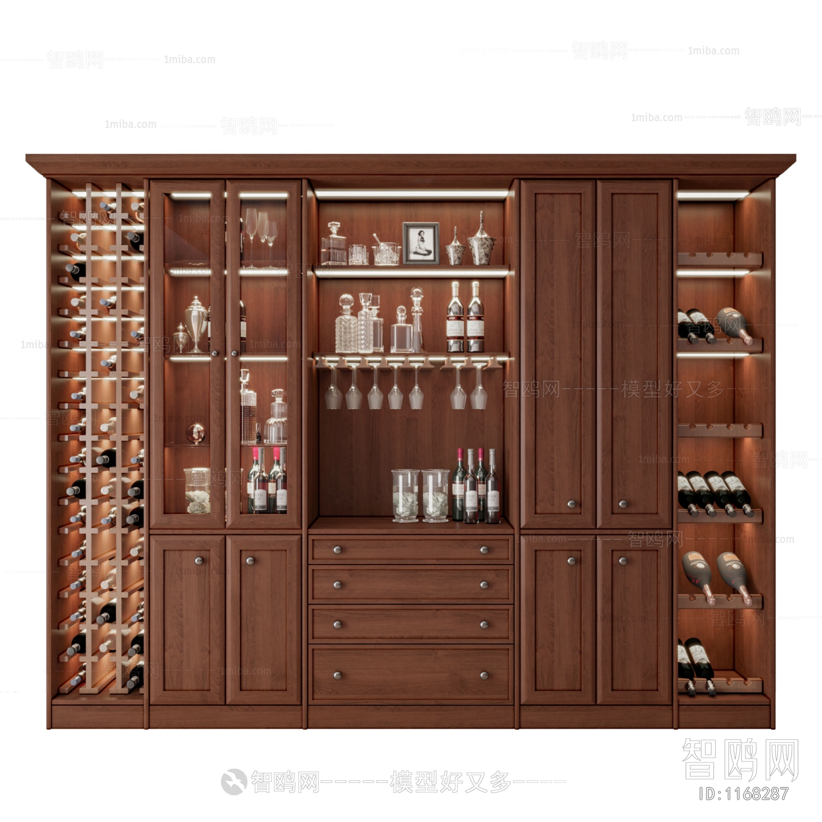 Chinese Style Wine Cabinet