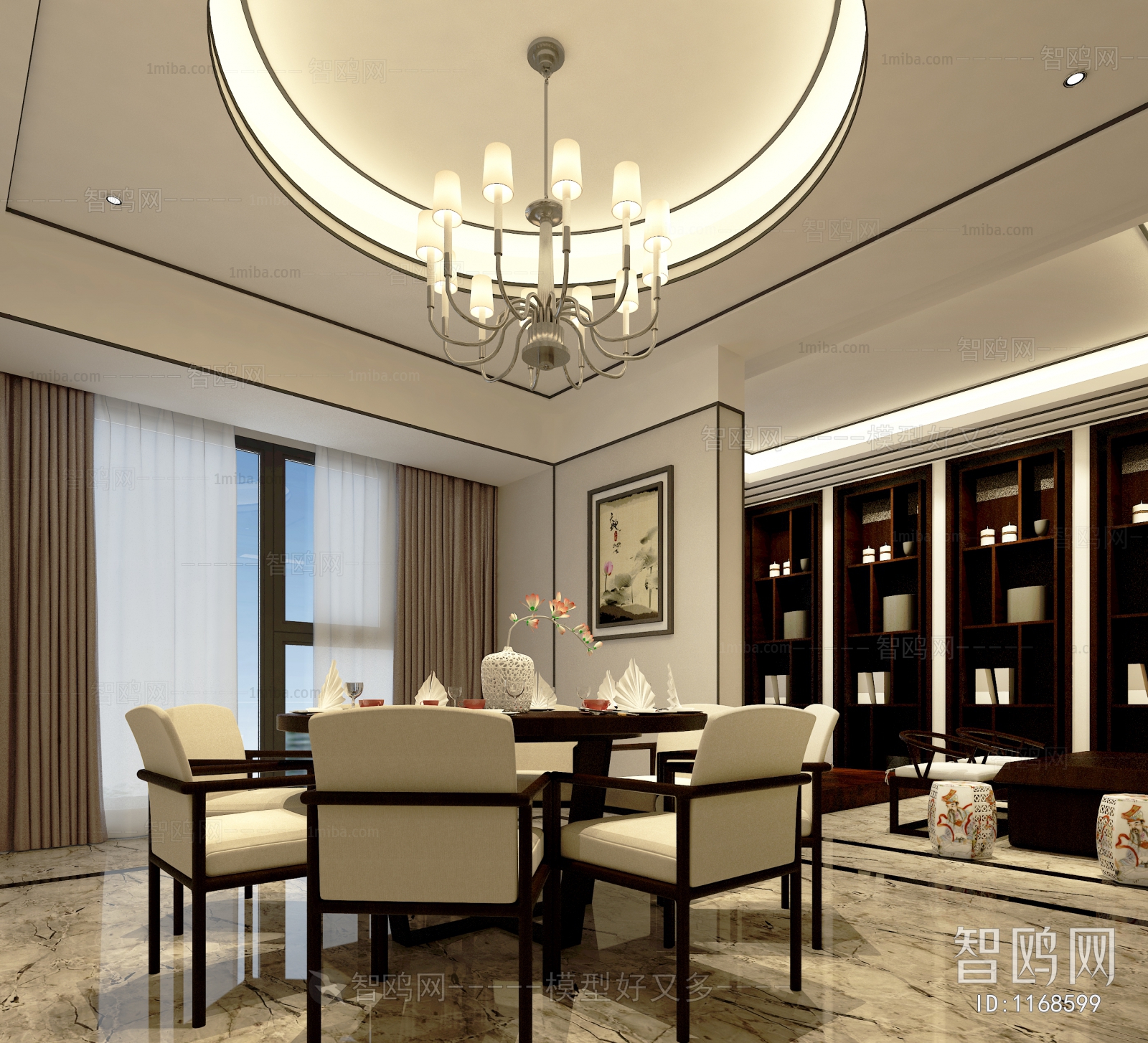 Chinese Style Dining Room