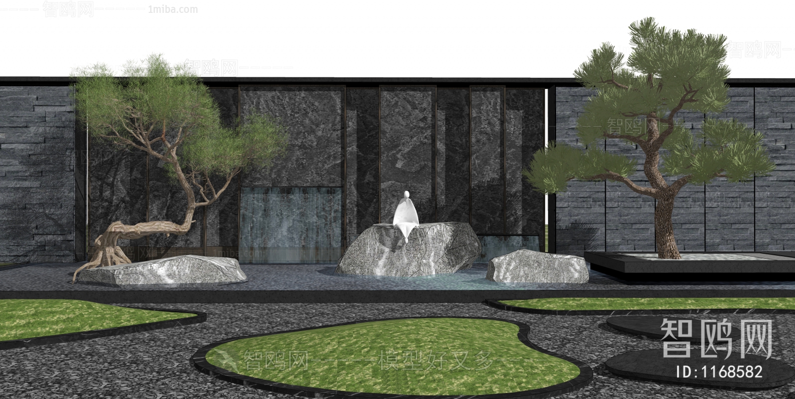 New Chinese Style Courtyard/landscape