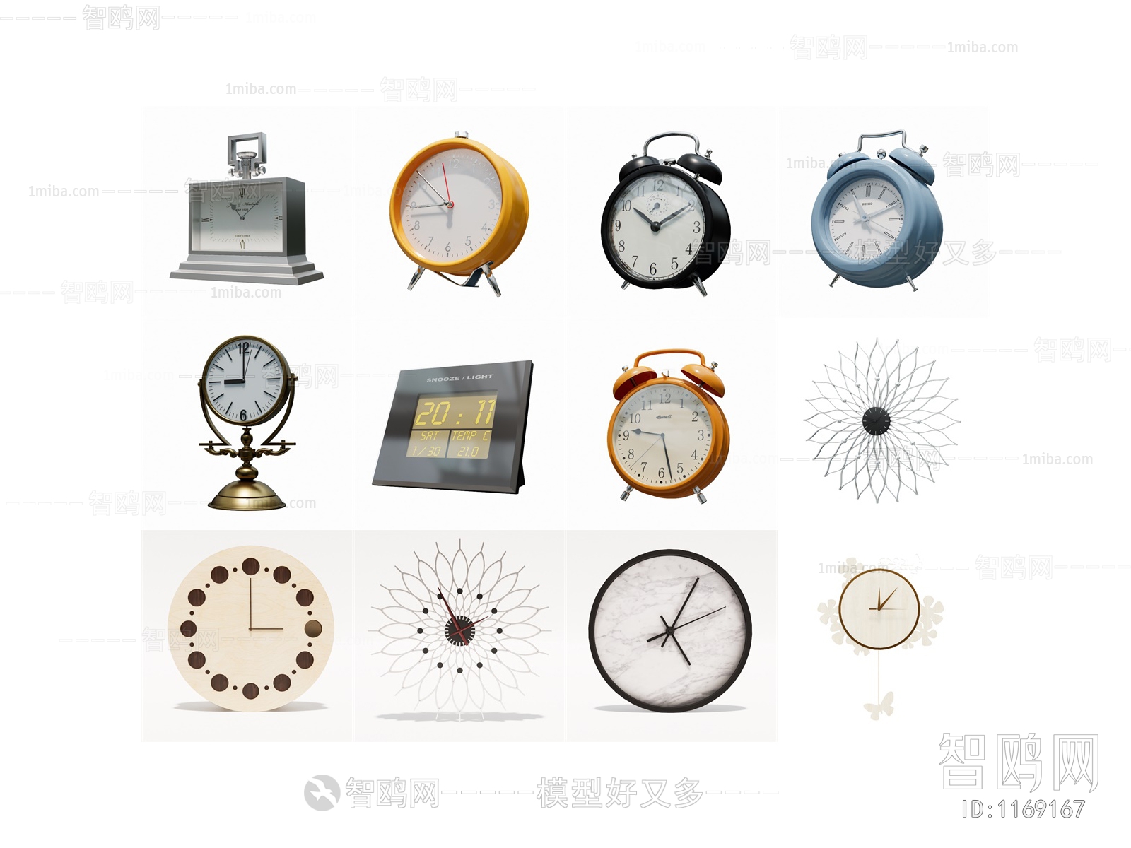 Modern Clocks And Watches