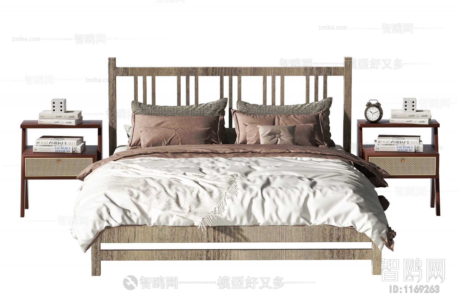 Nordic Style Double Bed