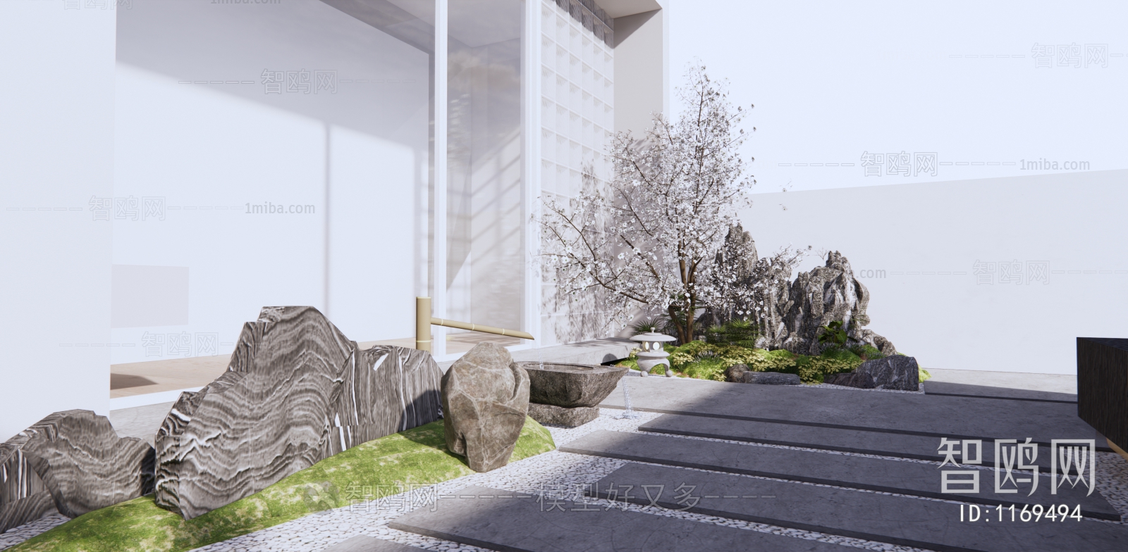 New Chinese Style Courtyard/landscape