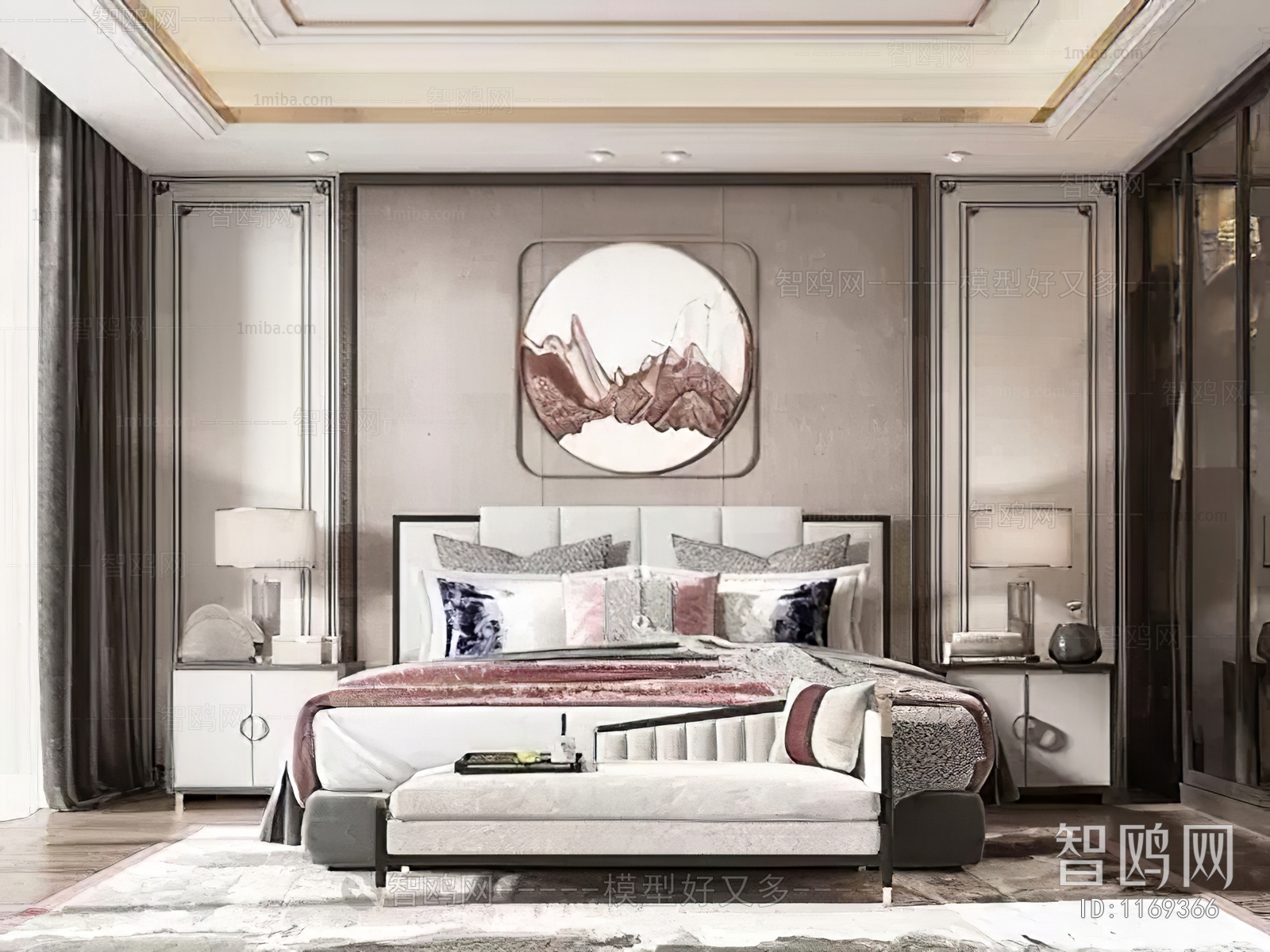 New Chinese Style Bedroom