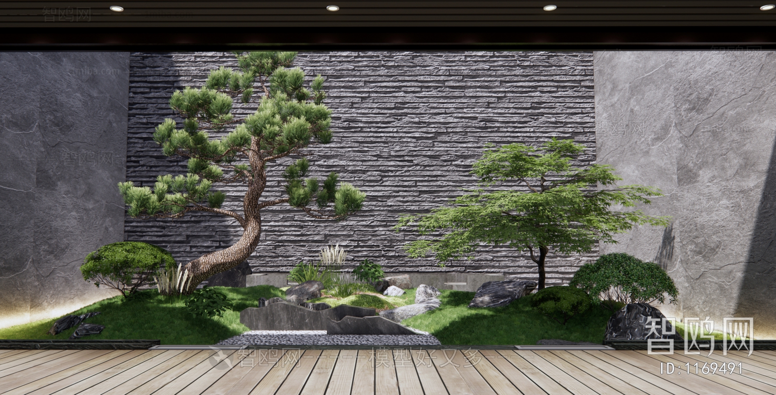 New Chinese Style Courtyard/landscape