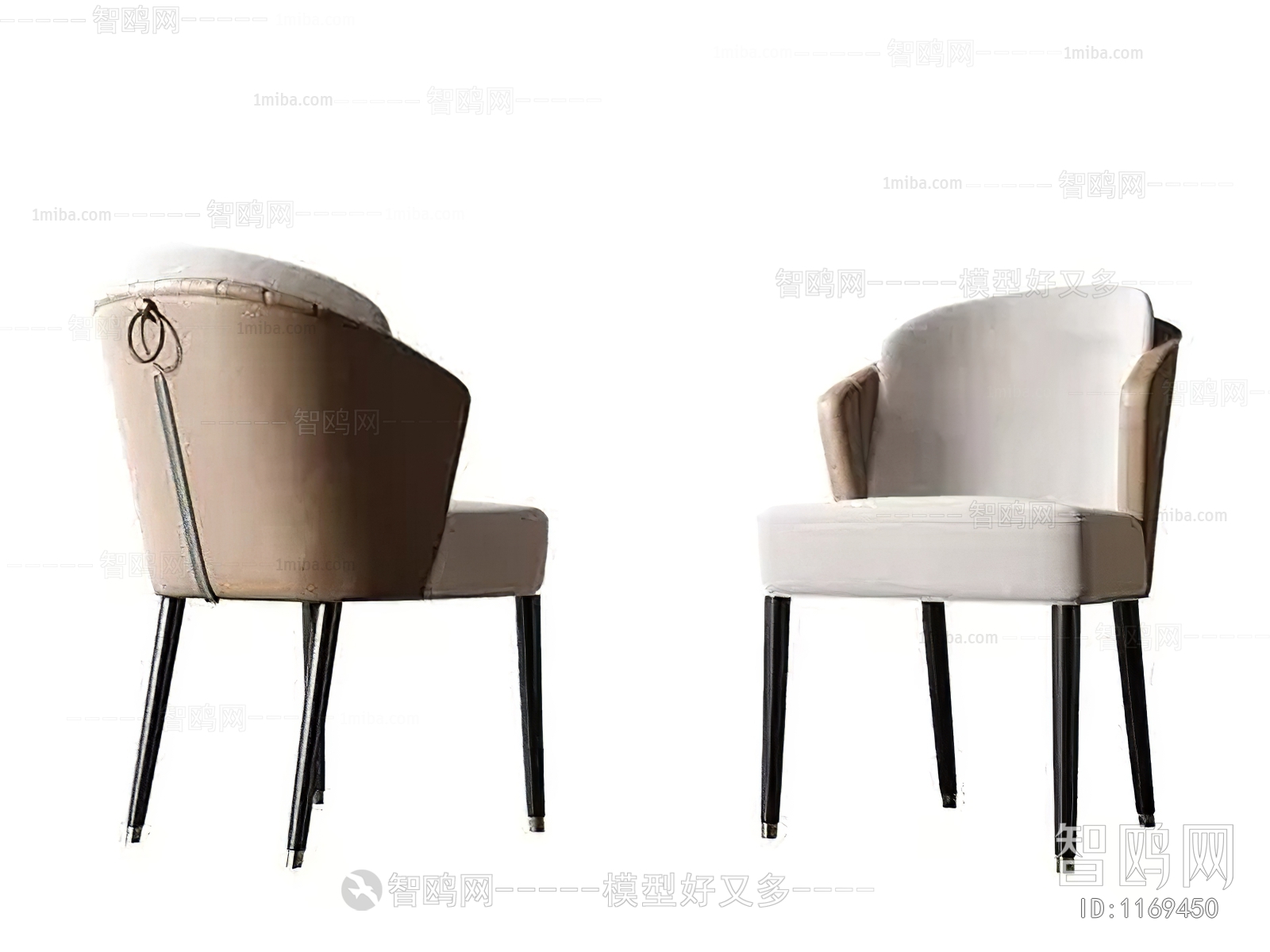 新中式皮革单椅
