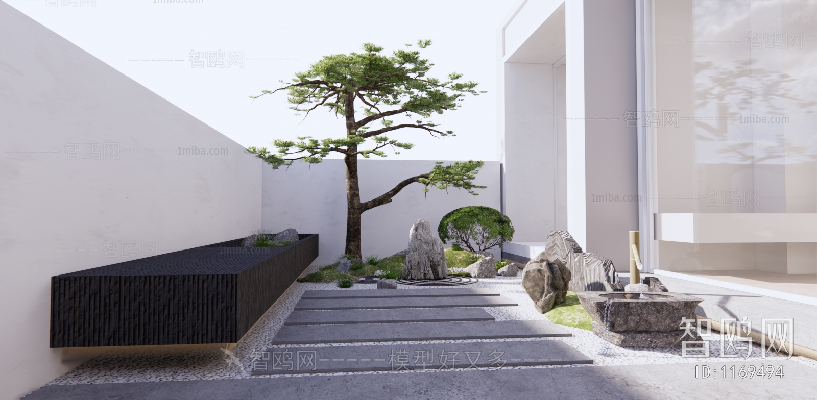 New Chinese Style Courtyard/landscape