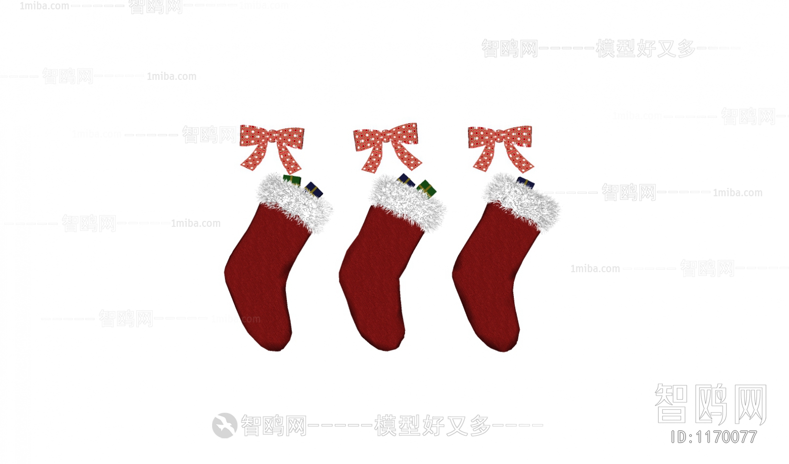 欧式圣诞装饰袜子挂件